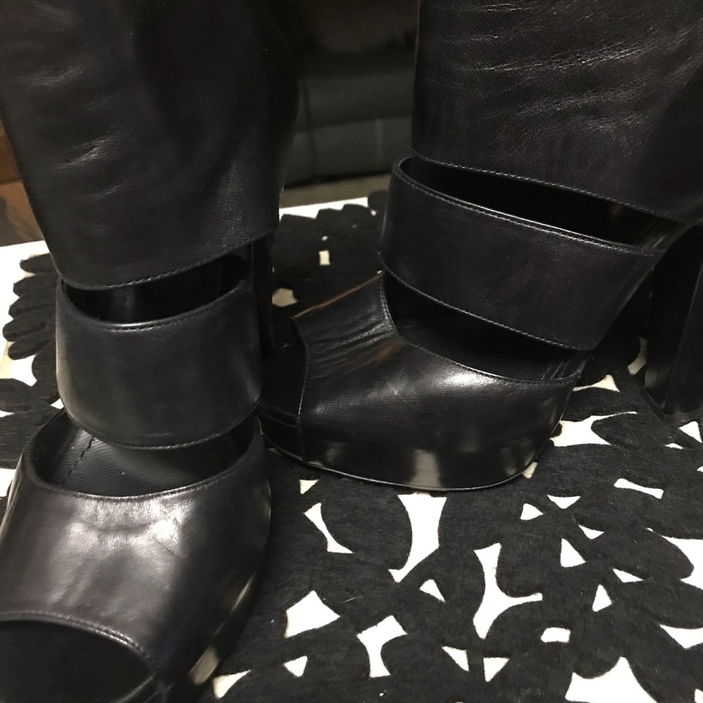 YSL Vanity Cut Out Booties